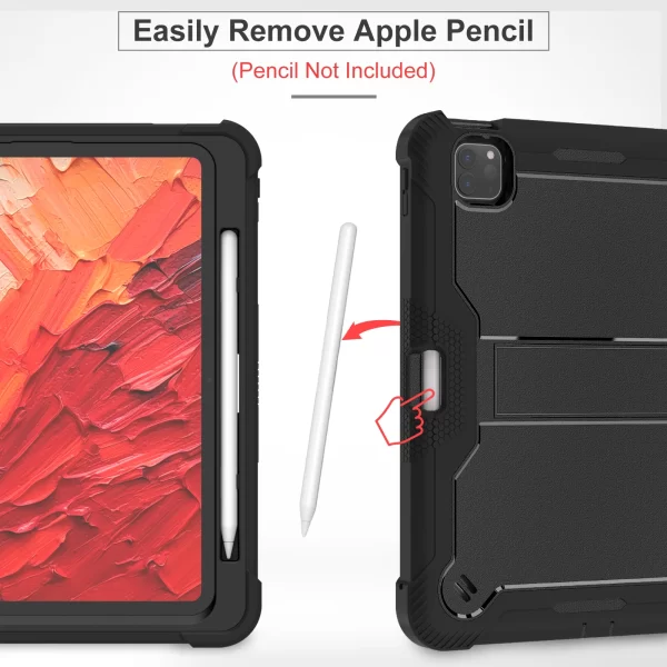 Armor Case For iPad Pro 11 2024 Model A2836 A2837 A3006 3-Layers Protection Built-in Kickstand Cover With Pen Slot Shockproof - Image 5