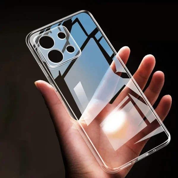 Ultra Thin Clear Silicone Soft Case Cover For Xiaomi Redmi Note 13 13R Pro Plus 13 4G 5G Full Camera Protection Back Cover 13C