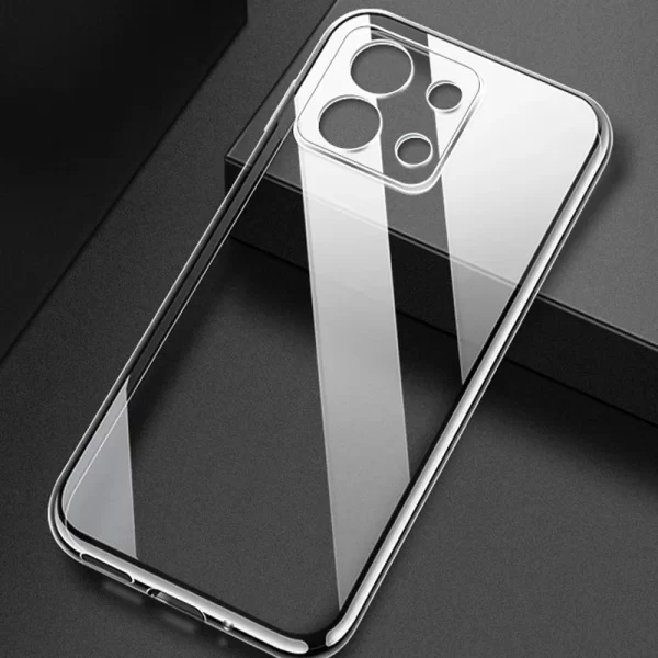 Ultra Thin Clear Silicone Soft Case Cover For Xiaomi Redmi Note 13 13R Pro Plus 13 4G 5G Full Camera Protection Back Cover 13C - Image 2